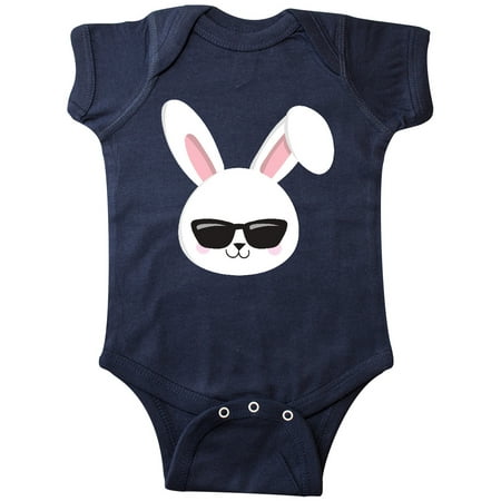 

Inktastic Cute Bunny White Bunny Bunny Wearing Sunglasses Gift Baby Boy or Baby Girl Bodysuit