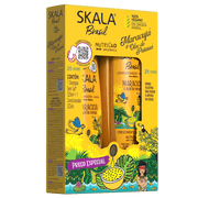 Skala Brasil Expert Viral Brazilian Hair Care Kit Maracujá & Patauá Oil Shampoo Conditioner 250ml Each Passion Fruit Hair Cream 35.2 oz