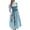 Light Blue, variant on Women's Bavarian Oktoberfest Dirndl Dress with Apron Leopard Print Cosplay Party for Themed Festival Events