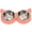 Pink, variant on Cheers.US Double Dog Cat Bowls Premium Stainless Steel Pet Bowls No-Spill Resin Station, Food Water Feeder Cats Small Dogs