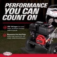 thumbnail image 4 of Clean Machine 3400 PSI Gas Pressure Washer with 2.5 GPM OEM Technologies Axial Cam Pump, 4 of 11
