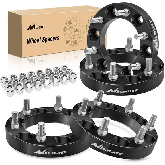 Nilight 6x5.5 Wheel Spacers for 1995-2023 Toyota Tacoma 4Runner FJ Cruiser Tundra Fortuner Sequoia Land Cruiser,Wheel spacers 1 inch 6x139.7mm with Hub Bore 108mm 2017 2018 2019 2020 2021 2022 2023