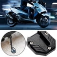 thumbnail image 3 of Motorcycle Bike Kickstand Extender Foot Side Stand Foot Extension Plate Accessories Pad Support T3, 3 of 7