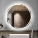thumbnail image 1 of Espejo para Baño, Espejo LED de Baño Redondo con Función de Memoria y Desempañado HD, Espejo de Maquillaje, Botones Táctiles Inteligentes, Regulable 3 Colores, 4mm Vidrio Prueba Explosiones, 1 of 1