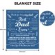 thumbnail image 2 of LHSHID Dad Birthday Gifts Father's Day Dad Gifts Dad Gifts from Daughter Best Dad Gifts Ideas Gifts for Dad Who Wants Nothing Blanket Gifts for Fathers' Day Thanksgiving Day Christmas 30"x40", 2 of 7
