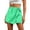 Green, variant on Nmnitkp Skirts for Women Striped Tie-Wrap Skort, Elastic High Waist Casual Wrap Shorts, Lightweight Summer Skirt for Beach, Vacation & Daily WearOrange,S