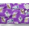 thumbnail image 3 of Soimoi Purple Cotton Duck Fabric Print Feather Fabric Prints By Yard 42 Inch Wide, 3 of 3