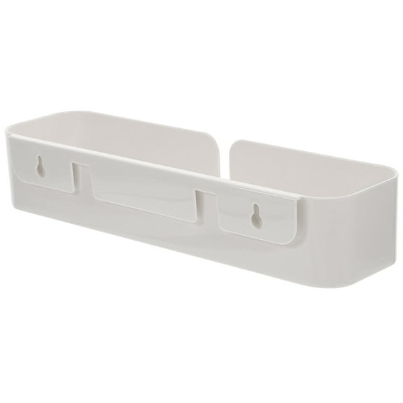 HEMOTON Multifunctional Wall-mounted Storage Box Cabinet Storage Box 26.8X7.8CM White