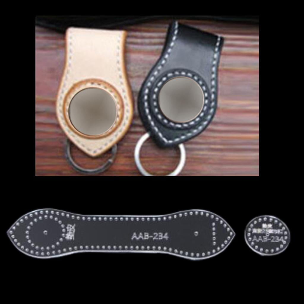 BUNDLE -- Leather Keychain Acrylic Template Set – MAKESUPPLY