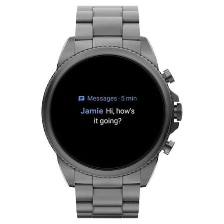 Fossil - Gen 6 Smartwatch 44mm Smoke Stainless Steel - Smoke