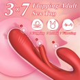 thumbnail image 2 of Vibrador consolador conejo, juguete sexual, masajeador de punto G para mujeres, estimulación del clítoris y pezones, juguete sexual 3 en 1 con 14 vibraciones y 7 lamidas de lengua, juguetes, 2 of 8
