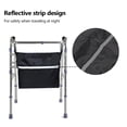 thumbnail image 4 of BIMZUC Large Capacity Wheelchair Storage Bag – Oxford Cloth, Reflective Strip, Multi‑Pocket, Portable Hanging Pouch for Wheelchairs, Scooters & Recliners, 4 of 6
