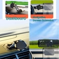 thumbnail image 3 of Soporte magnético plegable de aleación para teléfono móvil para coche: base resistente con 6 imanes, rotación de 360°, soporte para salpicadero compatible con la mayoría de smartphones, 3 of 6