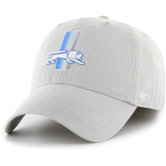 Men's '47 Gray Detroit Lions Gridiron Classics Franchise Fitted Hat