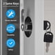 thumbnail image 4 of 10pcs Cam Lock 16mm Keyed Alike Cabinet Lock Cabinet Drawer Cam Lock With Keys Security Cam Lock, 4 of 5