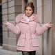 thumbnail image 3 of Chaqueta de invierno para mujer, con forro polar grueso, de piel sintética, ajustada, acolchada y de algodón, para adelgazar, 3 of 5