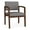 Castillo Gray, variant on Lenox Wood Reception Waiting Room Healthcare Guest Chair / Walnut Wood / Brown