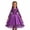 d-335Purple715, variant on HAYIMI Child Elegant Lace Girls Party Dress Long Sleeve Satin Bodice Overlay Bow Evening Gown O-Neck Classic Dresses