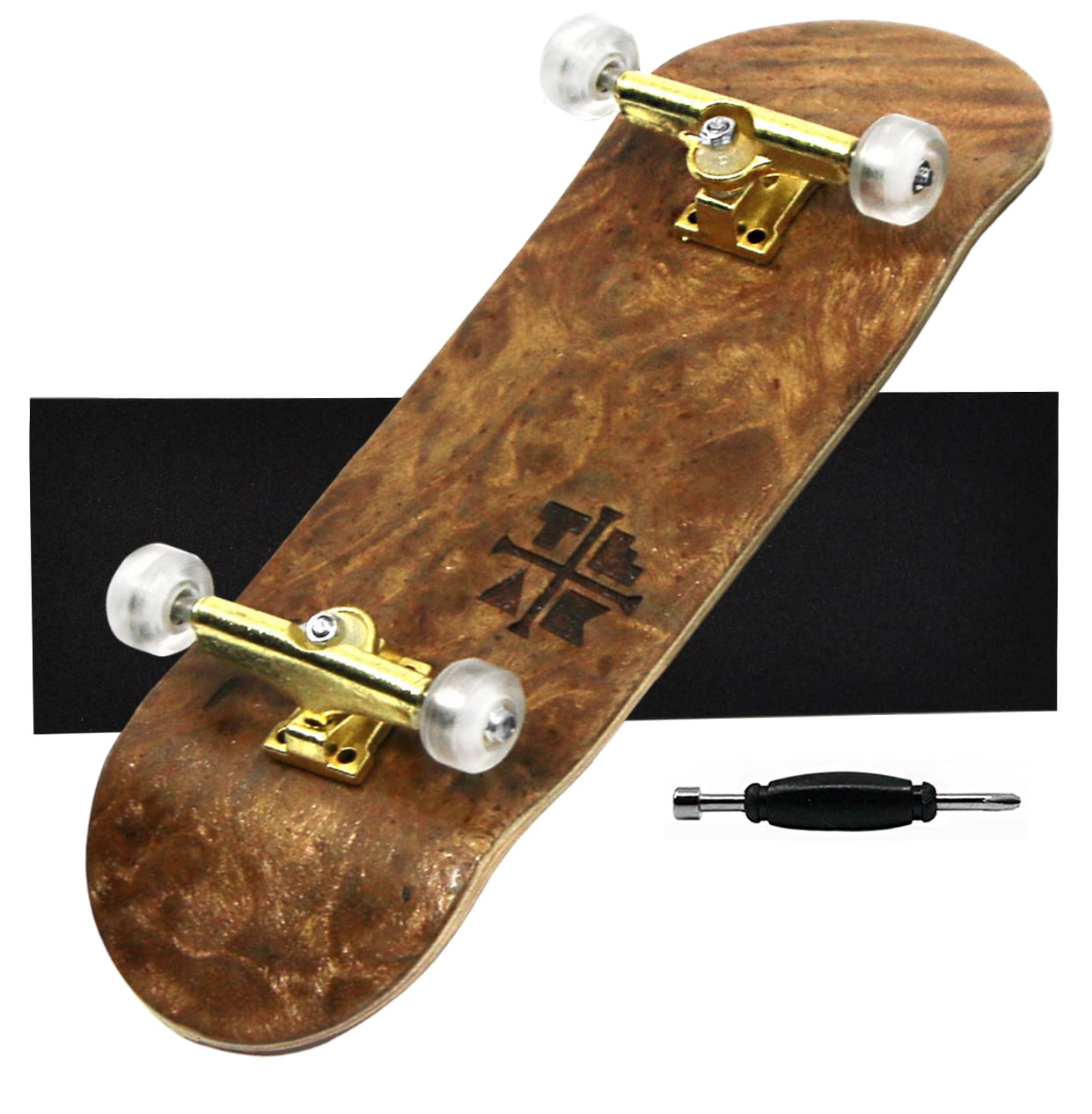 Bearing Wheels, and Trucks Pro Board Shape and Size 32mm x 97mm Handmade Wooden Board Blue Blizzard Edition PROlific Complete Fingerboard with Upgraded Components 