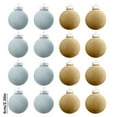 thumbnail image 6 of 16 pc Christmas Ball Bauble Ornament Velvet Christmas Indoor Outdoor Hanging Decoration Holiday Party Wedding Halloween Thanksgiving Valentine's Day Decor, 6 of 6