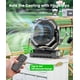thumbnail image 4 of Ventilador nebulizador para camping Apircs de 3000 mAh con depósito de agua de 270 ml, 4 of 9