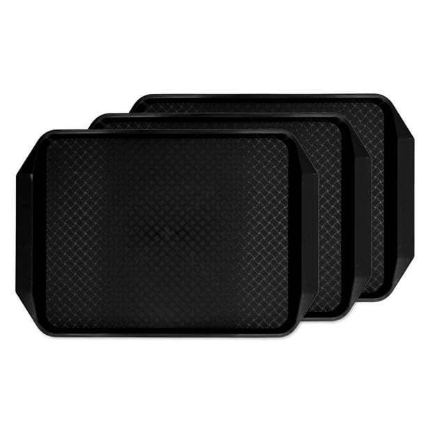 Large Plastic Tray,3PCS Colorful Food Tray Plastic Tray Cafeteria Trays