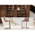thumbnail image 3 of Whiteline Modern Living Mattia Barstool, Brown, 3 of 3