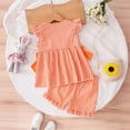 thumbnail image 4 of Soepste 3T Summer Clothes Girl Summer Baby Girl Clothes Summer Toddler Girl Clothes Baby Girl Sleeveless Shirt Shorts Set Cute Outfits, 4 of 8