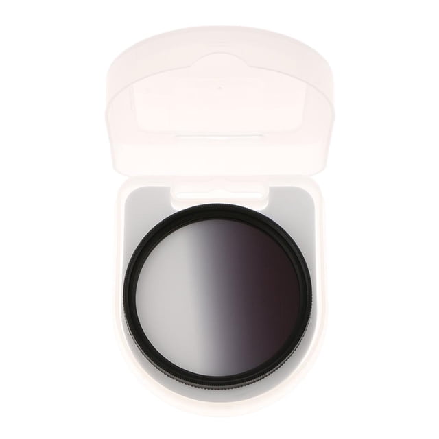 Filtro de lente de color graduado circular para , , Pentax, , etc. 55mm gris Sunnimix Filtro de color gradual