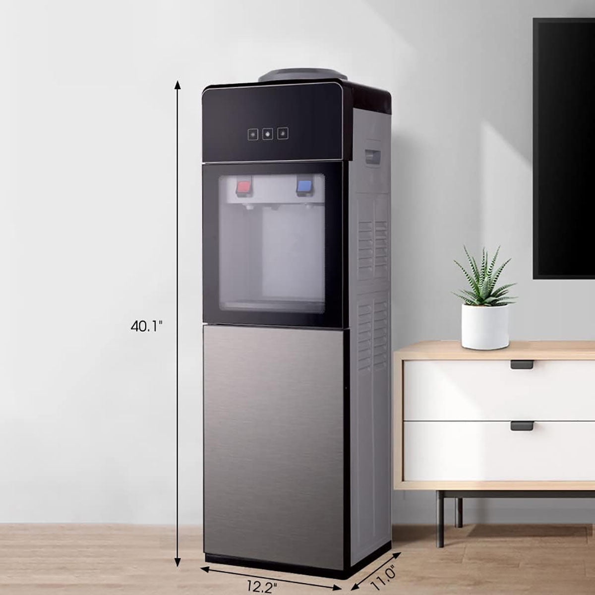 WSYW Top-Loading Water Dispenser for 5 Gallon Bottles, Hot & Cold