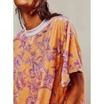 thumbnail image 5 of Women Casual Dresses Velvet Dresses Long Sleeve Crew Neck Flower Mini Dress Loose Bodycon for Summer Fall, 5 of 6