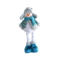 thumbnail image 1 of Muñeca de decoración navideña Figura de escritorio Muñeca de peluche coleccionable Decoración navideña para Muñeco de nieve, 1 of 9