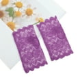 thumbnail image 5 of Guantes sin dedos bloqueadores del sol únicos para mujeres, guantes delgados para conducir en color púrpura., 5 of 5