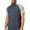 Grey, variant on Men's Outdoor Long Sleeve T-Shirt - Half-Zip Color Block Design for Cycling