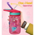 thumbnail image 7 of Opard Kids Water Bottle, BPA Free Tritan 13.5oz Water Bottle with Leakproof Lid, Straw & Carrying Loop for Toddlers, 7 of 7