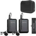 thumbnail image 2 of Movo Photo EDGE-DI-DUO Dual Digital Wireless Microphone System with 2x Omnidirectional Lavalier Microphones for Apple iPhones, 2 of 8