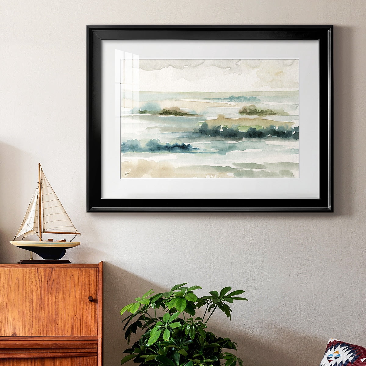 Pastel Panorama Premium Framed Print - Ready to Hang