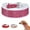 Hot Pink, variant on Pet Artist Glitter Wide Dog Collars Warm Plush Padded Necklace for Pets Beagle Bulldog M-XL