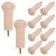 thumbnail image 1 of 10 ganchos de madera sin tratar estilo shaker para colgar ropa, sombreros y toallas. Ganchos de madera con rosca. Percheros., 1 of 7