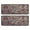 Multicolor Ethnic Patchwork, variant on Kitchen Rugs Sets Of 2,White Boho Tribal Feathers Pattern Anti Fatigue Kitchen Mat Rugs Non Slip Washable,Decorative Kitchen Floor Mats for Kitchen,Sink,Laundry,17"x47"+17"x47"