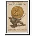 thumbnail image 2 of Historic Framed Print, Pour la France versez votre or. Lor combat pour la victoire, 17-7/8" x 21-7/8", 2 of 9
