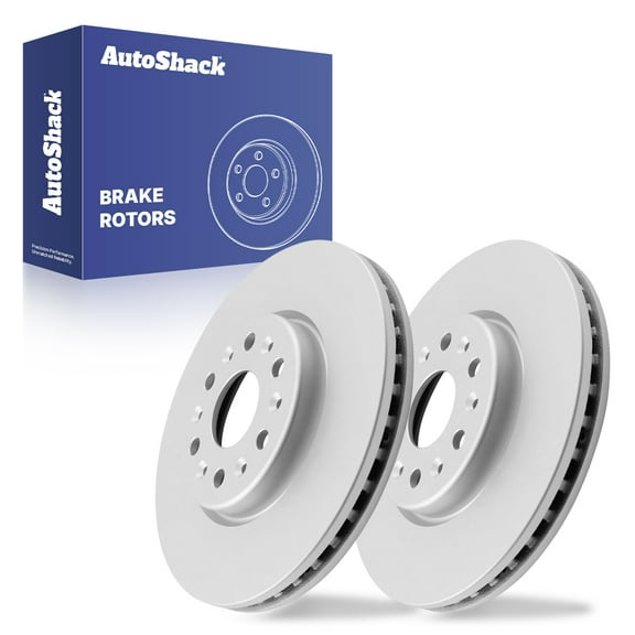 AutoShack Front Vented Coated Brake Rotors 2-PC Set Replacement for 2017-2025 GMC Acadia 2018-2025 Chevrolet Traverse 2019-2025 Chevrolet Blazer 2018-2025 Buick Enclave ArmorStop 12.64" (321 mm)