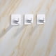 thumbnail image 2 of Robe montada en la pared gancho de roble de traceless Hogar del baño Holder Holder Hat Bagbag Chaqueta de ropa Accesorios de rack de plata 4 piezas Methold HA010228-02B, 2 of 6