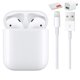 thumbnail image 1 of Apple AirPods with Charging Case (2nd Generation) (MV7N2AM/A) - With Cleaning Cloth and USB Power Adapter (Renewed) Apple MV7N2AM_EDI_1, 1 of 7