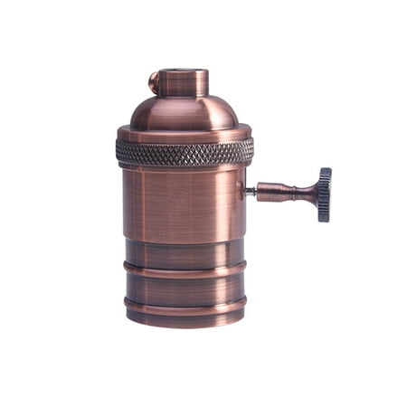 

Light Brass Light Socket Copper Antique E26/E27 Bulb Retro Lamp Holder