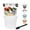Clear, variant on Portable Reusable Parfait Cups With Lids Yogurt Cup With Topping Cereal Or Oatmeal Container Leak Proof Breakfast On The Cups 20OZ For Meal Pre Protion Control