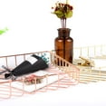 thumbnail image 5 of Metal Storage Iron A4 Paper Storage Basket Elegant Desk Organizer Decorative Basket New, 5 of 5