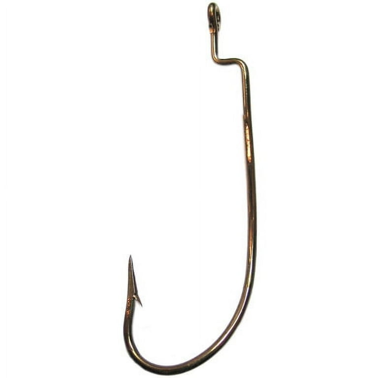 Lazer Sharp L045GH-2/0 Worm Hook, Bronze, Size 2/0 Hook