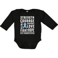 thumbnail image 3 of Inktastic ALS Awareness Strength Courage Support Boys or Girls Long Sleeve Baby Bodysuit, 3 of 5