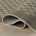 thumbnail image 5 of Rugs USA x Nate Berkus Watts Modern Checkered Washable Area Rug, 9' x 12', Watts Charcoal, 5 of 7